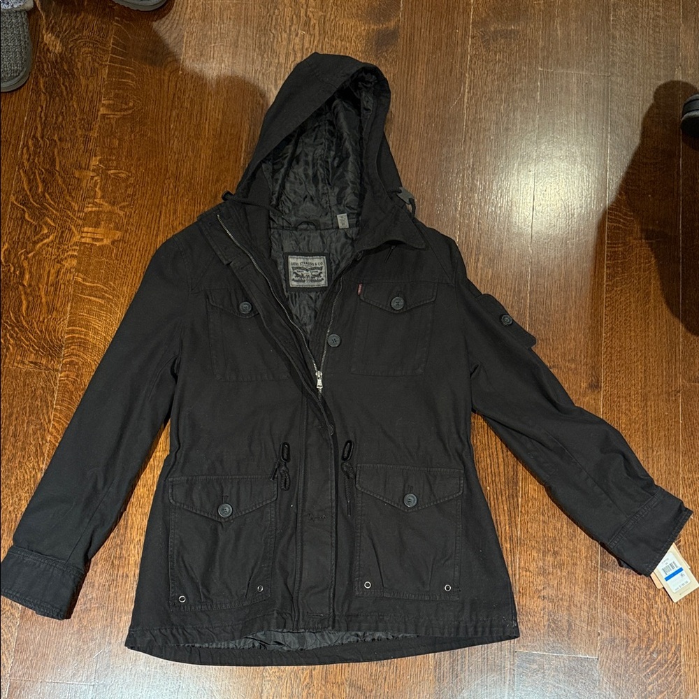 Levi's Black Quilted Jacket